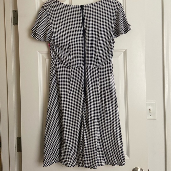 Xhilaration Front-Tie Gingham Dress - Picture 2 of 7